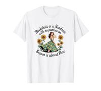La temporada de vestidos de verano ya casi está aquí, divertido diseño de comedia universitaria Camiseta