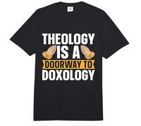 La teología es una Puerta a la teología del seminario Sacerdote de doxología Comfort Colors Adult Heavyweight T-Shirt