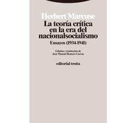 La Teoría Crítica En La Era Del Nacionalsocialismo