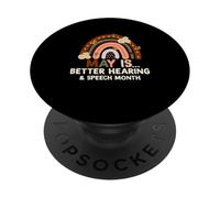 La Terapia del Habla Puede ser una Mejor audición y el Mes del Habla SLP PopSockets PopGrip Adhesivo