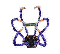 la tercera mano Ayudar a soldar manos herramienta PCB de tercera mano 3/5/6 brazos flexibles Clips giratorios y montaje de soldadura de Base de abrazadera de escritorio estable (Color : 6 Arms ordina