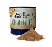 La Tetera Azul Chai Latte en Polvo, Bebida Ayurvédica Tradicional, Sin Gluten, Sin Azúcar, Sin Lactosa, 80 g, Ideal para Infusiones y Recetas, Energizante y Digestivo