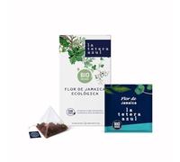 LA TETERA AZUL Infusión de Flor de Jamaica (Hibisco) ECO, Bebida Depurativa Sin Teína, Sabor Ácido y Floral, Ideal en Caliente o Frío, Hibisco Puro, 20 pirámides