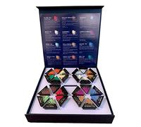 LA TETERA AZUL Pack De Tés E Infusiones. Caja Surtida De Infusiones Variadas. Set ideal para regalo. 24 Pirámides Envueltas Individualmente.