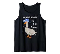 La tía Goose anda Suelta, Divertida tía de Verano, tonta Ganso Camiseta sin Mangas