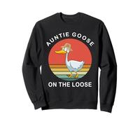 La tía Goose anda Suelta, Divertida tía de Verano, tonta Ganso Sudadera