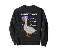 La tía Goose anda Suelta, Divertida tía de Verano, tonta Ganso Sudadera