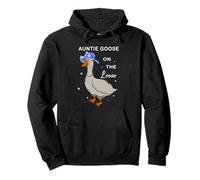 La tía Goose anda Suelta, Divertida tía de Verano, tonta Ganso Sudadera con Capucha