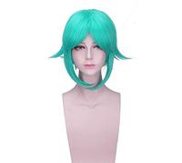 La Tierra De La Fosfofilita Brillante Azul Verde Peluca Corta Cosplay Disfraz Houseki No Kuni Pelo Resistente Al Calor Hombres Mujeres Pelucas