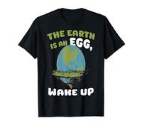 La Tierra es un huevo Divertida Teoría de la conspiración de la Tierra Pl Camiseta