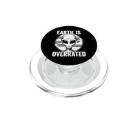 La Tierra está sobrevalorada místico Alien Face UFO PopSockets PopGrip para MagSafe