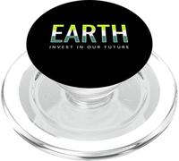 La Tierra invierte en Nuestro Futuro Planeta Tierra Ambientalista PopSockets PopGrip para MagSafe