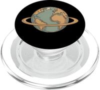 La Tierra Me Ama Amo Nuestro Planeta - Declaración Eco Warrior PopSockets PopGrip para MagSafe