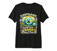 La Tierra no es Urano Mantenlo Limpio Divertido Día de la Tierra Camiseta Premium