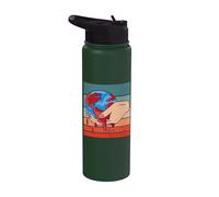 La Tierra Sangra Conciencia Ambiental Crisis de la Tierra Stainless Steel Insulated Water Bottle