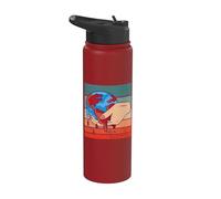 La Tierra Sangra Conciencia Ambiental Crisis de la Tierra Stainless Steel Insulated Water Bottle