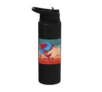 La Tierra Sangra Conciencia Ambiental Crisis de la Tierra Stainless Steel Insulated Water Bottle