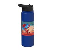 La Tierra Sangra Conciencia Ambiental Crisis de la Tierra Stainless Steel Insulated Water Bottle