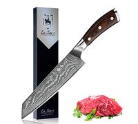 LA TIM'S Damascus Chef Knife 8 inch, Professional Kitchen Knives Made of Japanese VG-10 Stainless Steel with Unique Pattern, Ultra Sharp Blade and Ergonomic Handle