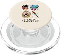 La Tinta es mi Mapa de la Vida (gráfico de Tatuaje) PopSockets PopGrip para MagSafe