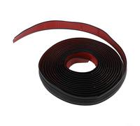 La tira de borde de alfombra sin costuras de 6 m proporciona una transición suave entre la alfombra y las superficies del suelo para suelos de 10 mm de grosor (negro 6 m)