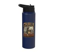 La tiza para escalar rocas es mi colonia Stainless Steel Insulated Water Bottle