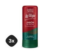 La Toja Shaving Soap Stick 3x50g Spanish Mineral Salts Bar Pack Original Spain