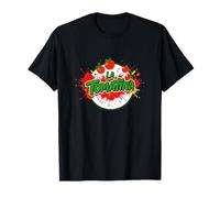 La Tomatina Festival Tomate Splash Lettering Camiseta