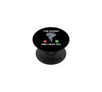 La tormenta está Llamando y Debo IR Tornado Chaser Storm PopSockets PopGrip Adhesivo