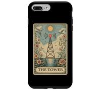 La Torre Ham Operador de Radio Amateur Radio Tarot Card Witchy Carcasa para iPhone 7 Plus/8 Plus