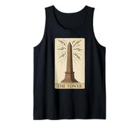 La Torre Obelisco Antiguo Egipcio Tarot Card Camiseta sin Mangas