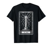 La Torre Obelisco Egipcio Tarot Cartas Jeroglíficos Arcanos Camiseta