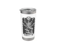La Torre Tarot Tarjeta Dólar Dinero Oscuro Astrología Vaso térmico de acero inoxidable de doble pared