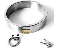 La Tortura De Esclavos Collar Metálico Fetichistas Bondage Slave Fetiche De Acero Inoxidable Collar Juguetes Sexuales Erótica,Para Los Accesorios Sexuales Parejas De Adultos Para Las Mujeres,M