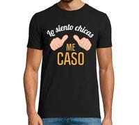La Tostadora Camiseta Despedida de Soltero Novio- Complementos y Disfraces Despedida Soltero - Pack Kit Despedida De Soltero Novios - Regalos Despedidas - Lo Siento Chicas Me Caso