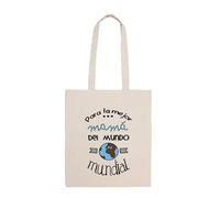 La Tostadora Tote Bag Tela Dia De La Madre - Bolsa De Algodon Que Regalar a Tu Madre - Bolsa de Regalo Madre Mama Abuela - Regalos Originales Para Mujer - Mejor Mama Del Mundo Mundial