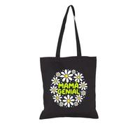 La Tostadora Tote Bag Tela Dia De La Madre - Bolsa De Algodon Que Regalar a Tu Madre - Bolsa de Regalo Madre Mama Abuela - Regalos Originales Para Mujer - Mama Genial