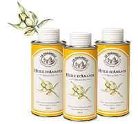 La Tourangelle - Huile d'Amande - Ajoutez une Touche de Gourmandise à Vos Sauces, Pâtisseries Grâce à Cette Huile Gourmande - 250ml - Lot de 3