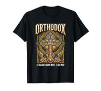 La tradición Cristiana ortodoxa Oriental no es Tendencia Fe Antigua Camiseta
