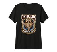 La tradición Cristiana ortodoxa Oriental no es Tendencia Fe Antigua Camiseta Premium