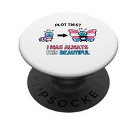 La Trama con Giro Siempre fue Este Hermoso Orgullo Trans PopSockets PopGrip Adhesivo