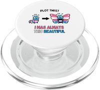 La Trama con Giro Siempre fue Este Hermoso Orgullo Trans PopSockets PopGrip para MagSafe