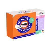 La Tribu Happy Kids - Mi Box Je artile - Kit educativo de articulación a partir de 2 Años - Juegos y Ejercicios para Aprender a pronunciar Los Sonidos - Método creado por logopedas