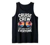 La tripulación de cruceros es más probable que hable con todos Diseño Camiseta sin Mangas