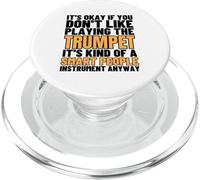 La Trompeta es para Gente Inteligente Trompetista Divertida PopSockets PopGrip para MagSafe