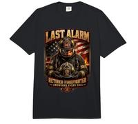La última Alarma del Bombero Retirado respondió a Cada Llamada Comfort Colors Adult Heavyweight T-Shirt