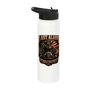 La última alarma del bombero retirado respondió a cada llamada Stainless Steel Insulated Water Bottle