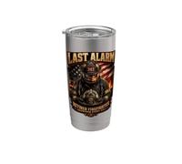 La última alarma del bombero retirado respondió a cada llamada Vaso térmico de acero inoxidable de doble pared