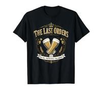 La última Barra de Pedidos Que Sirve arrepentimiento Desde 2026 Camiseta gráfica económica, Hombre, Negro, XL