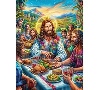 La Última Cena de Jesús Puzzle 300 Piezas Cartón Grueso para Coleccionistas Cuentos de Hadas de Animales y Plantas Ocio Creativo En Casa Calmar La Mente Pieza Colección Más Vendido 300 PC